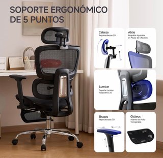 Silla de Oficina Ergonómica / Marca LarkLeaves