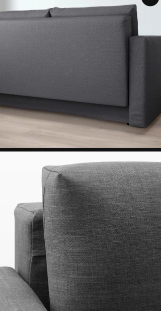 Sofas cama gris de tela