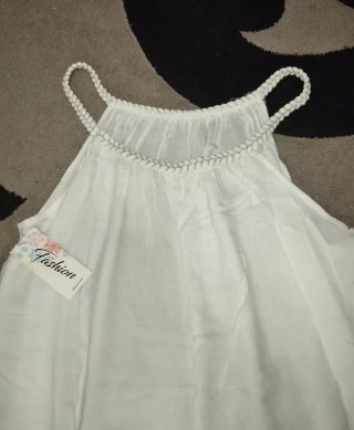 Vestido ibicenco blanco