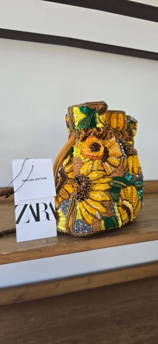 Bolso Zara Edición Limitada Flores