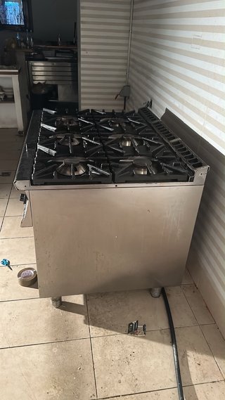Cocina Industrial Gas 6 Fuegos