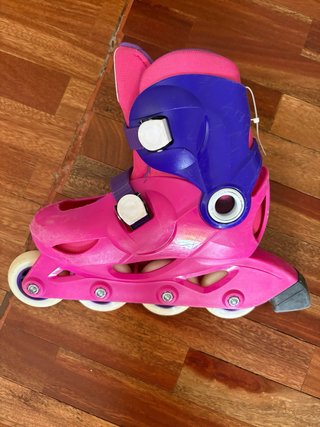 Patines Oxelo Play 3 rosa Talla28-30 con funda