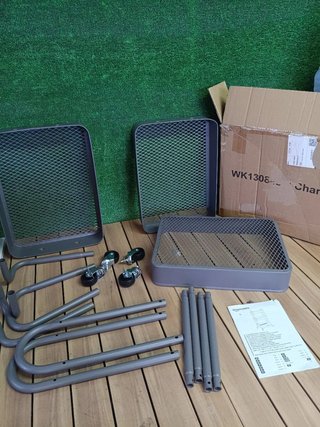 Carrito Multiuso Amazon Basics 3 Niveles Gris