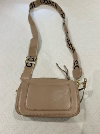 Bolso Coach Bandolera Beige Hacoo