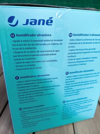 Humidificador Ultrasónico Jané Bebé Luz