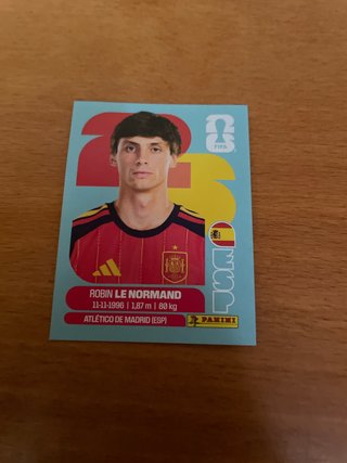 Cromo Robin Le Normand España mundial 2026