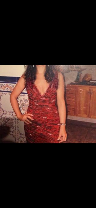 Vestido de fiesta Pronovias rojo talla 38
