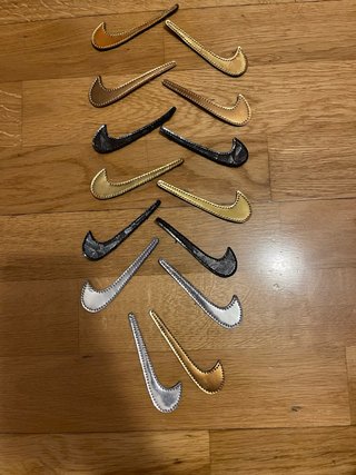 Velcros Nike Negro, Dorado, Plateado y mas