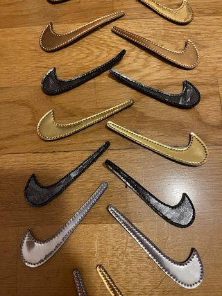 Velcros Nike Negro, Dorado, Plateado y mas
