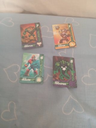 4 Cartas Gormiti