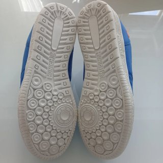 Zapatillas Munich niño azul y naranja