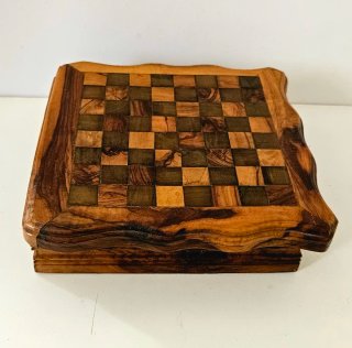 Ajedrez Artesanal Madera Olivo