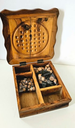 Ajedrez Artesanal Madera Olivo