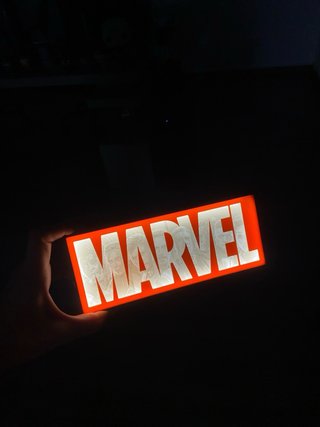 Luminária Marvel 3D LED
