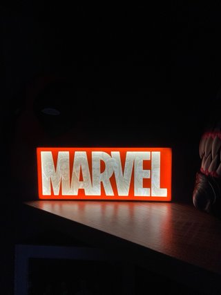 Luminária Marvel 3D LED