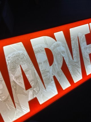 Luminária Marvel 3D LED