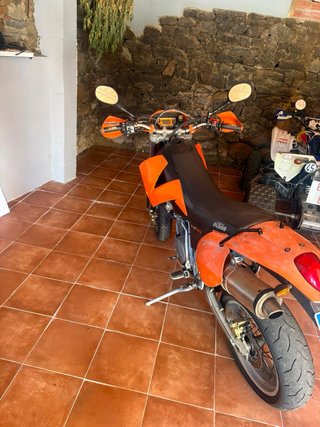 KTM 640 LC4 Supermoto Naranja