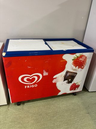 Congelador Frigo con tapa de cristal