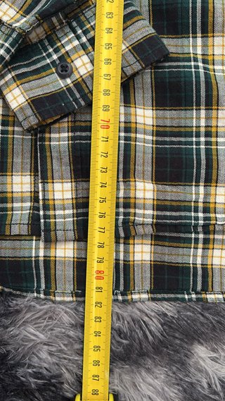 Camisa Tiffosi cuadros verde talla M