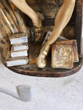 Figura cerámica Miguel de Cervantes