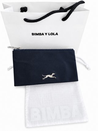 Cartera Bimba y Lola azul NUEVA con tarjetero