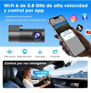DDPAI Mini Pro 4K - Cámara Coche 2160P + 64GB