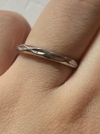 Anillo Acero 18mm Diseño Ondulado