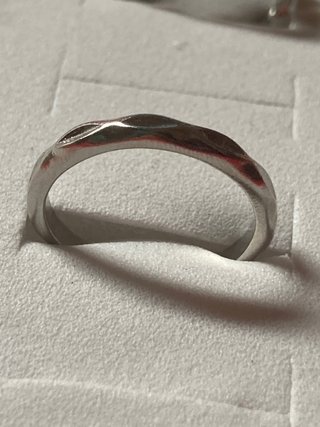 Anillo Acero 18mm Diseño Ondulado