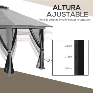 Carpa plegable pop up doble techo y mosquiteras