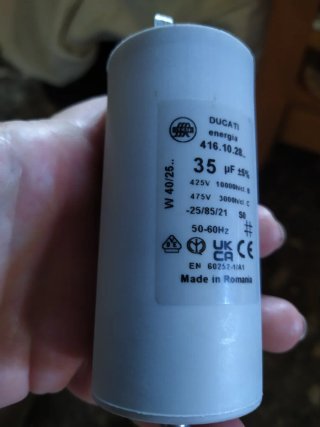Condensador DUCATI 35 µF 425V