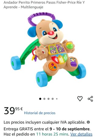 Correpasillos Fisher Price Mono