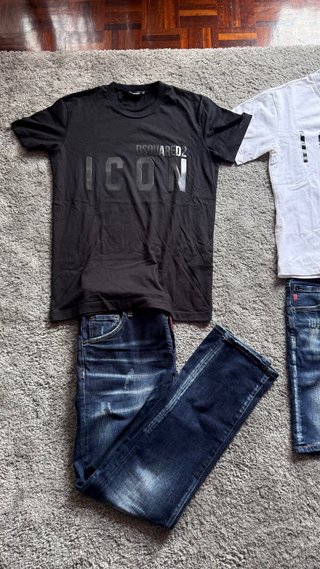 Conjunto Dsquared2 T-shirt e Calças/Calções