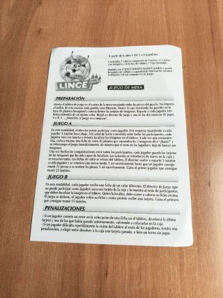 Juego de mesa Lince Educa