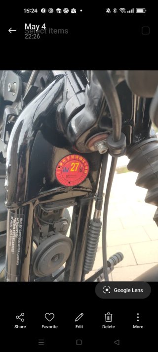 Harley Sportster 883 Negra