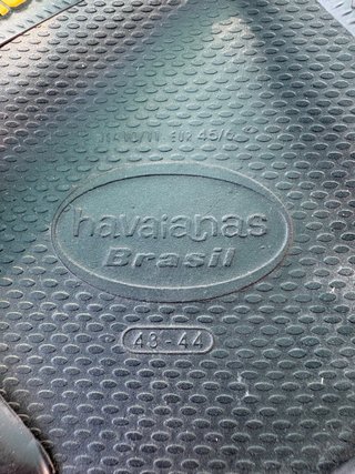 Havaianas nere con bandierina Brasile