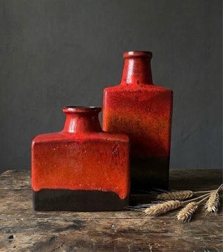 Coppia Vasi Vintage Scheurich 281 W. Germany