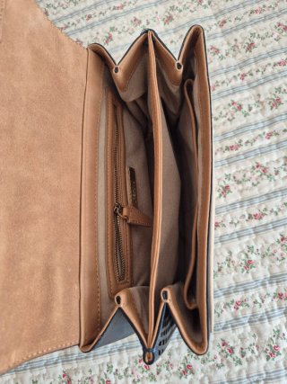 Bolso Uterqüe Piel Tricolor