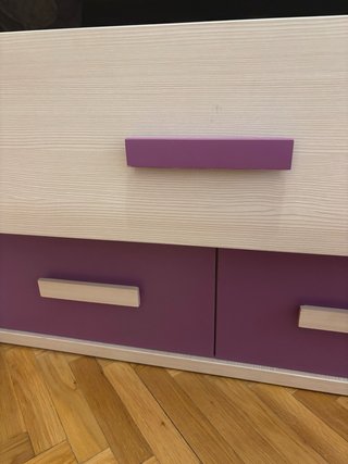 Cama Nido de Madera con Cajones y Cama Supletoria