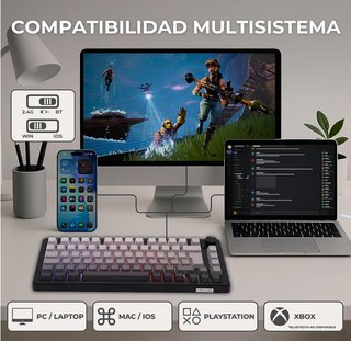Teclado Mecánico TKL G-LABS con Ñ