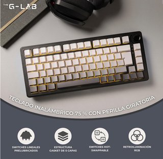 Teclado Mecánico TKL G-LABS con Ñ