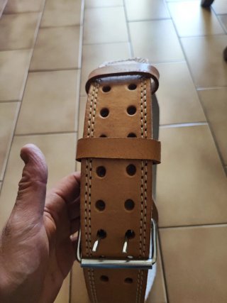 Cintura Palestra Pelle Body Sculpture Taglia M