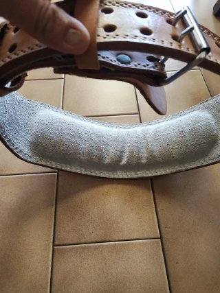 Cintura Palestra Pelle Body Sculpture Taglia M