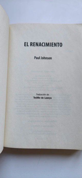 El Renacimiento - Paul Johnson