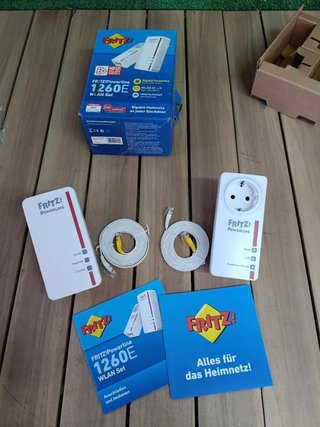 AVM Fritz!Powerline 1260E WLAN Set Versión Alemana