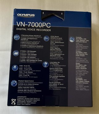 Registratore vocale Olympus VN-7000PC 1GB