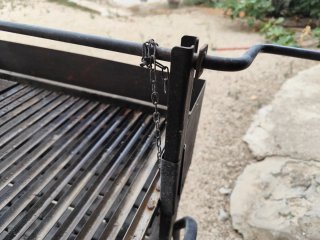 Barbacoa portátil de metal
