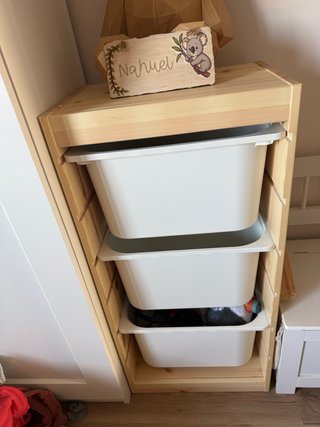 Mueble Almacenaje Infantil Madera