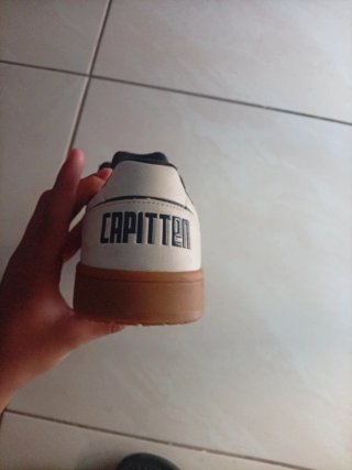Zapatos Capitán Blancos y Negros