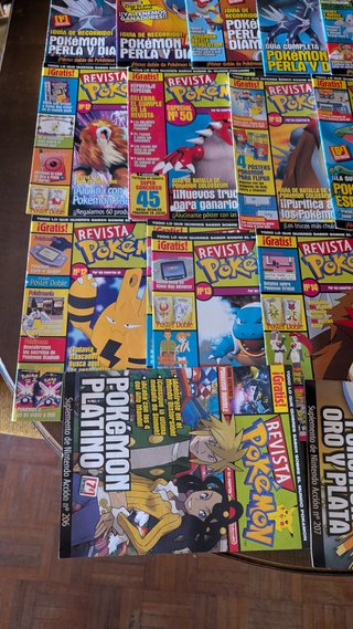 Lote Revistas Pokémon Nintendo