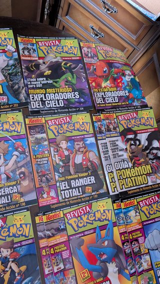 Lote Revistas Pokémon Nintendo